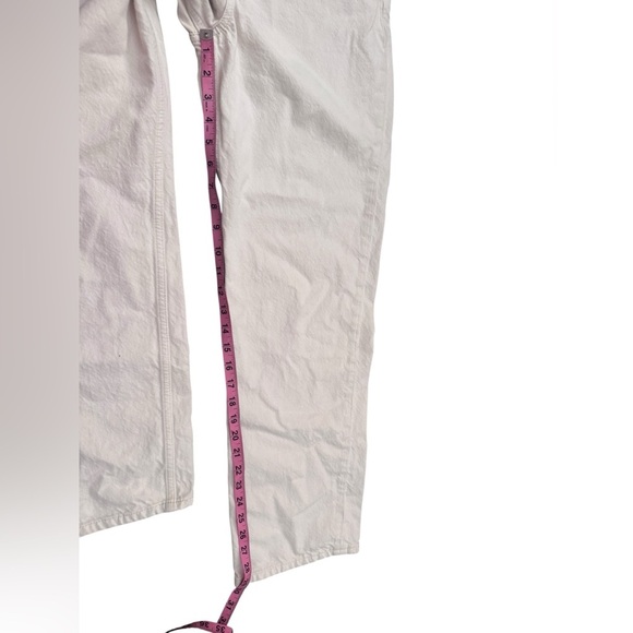 REFORMATION Abby High Rise Straight Leg Jeans Ivory Woman’s Sz 29 - Picture 7 of 8